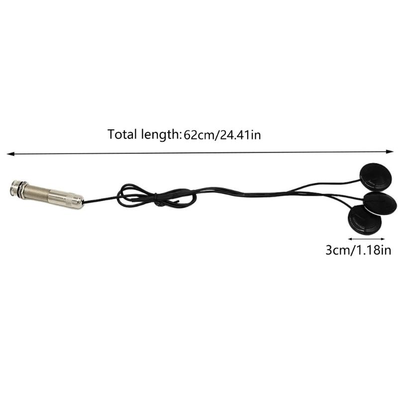 Acoustic Guitar Passive Pickup Stable Contact Microphone Transducer Self Adhesive Piezo Pickups for Violin Ukulele Banjo