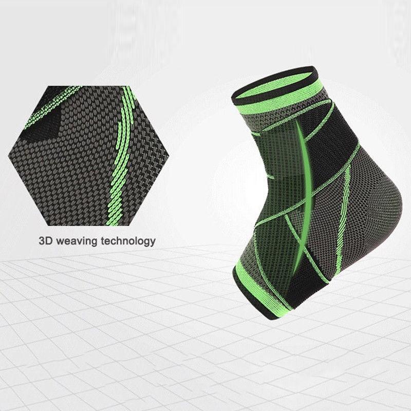 Sprain Ankle Protector Brace Foot Support Achilles Tendon Sports Using Strap