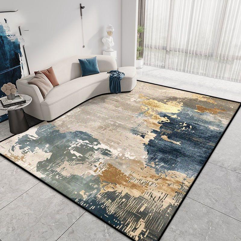 

Скандинавский Абстрактный Цвет Чернил Украшение Ковра для Гостиной Диванная Зона Большие Ковры Утолщенный Пушистый Плюшевый Коврик для Пола Противоскользящий 60*90cm