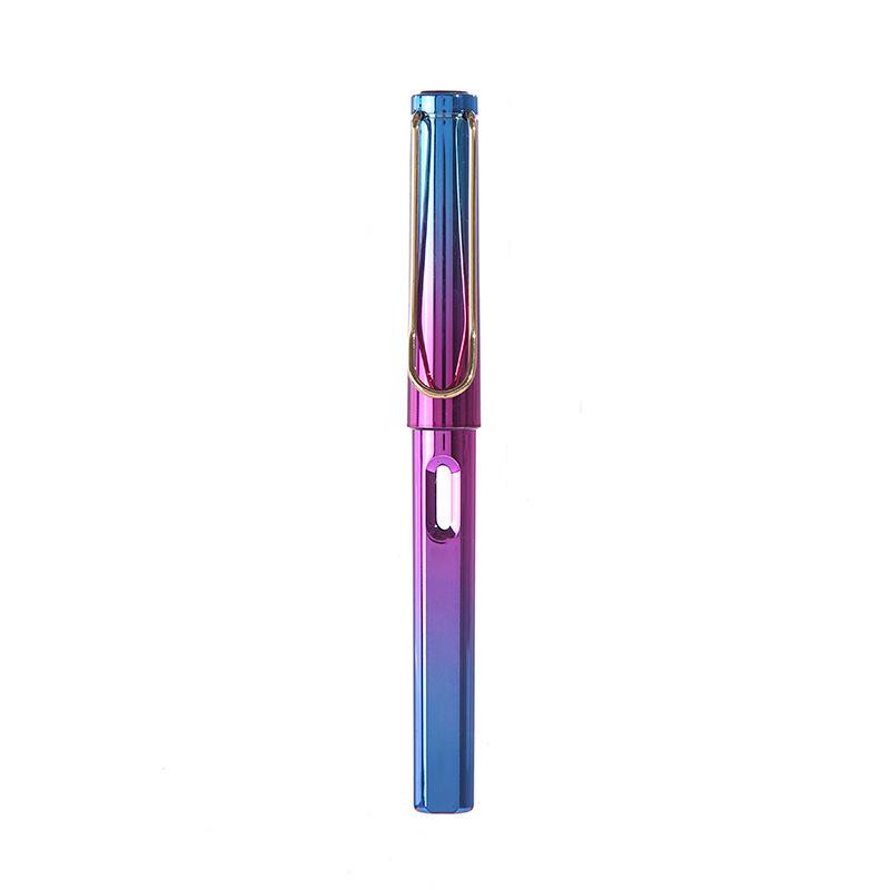 Zhengzi Student Fountain Pen - Iridium Gold 0.5mm Nib, 0.38mm Replaceable Ink Capsule, Steel Construction