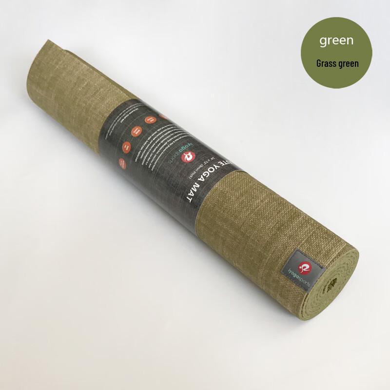 Umweltfreundliche Leinen-Yogamatte