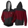 Voyager Captain Commander Zipper Sweatshirt Costume Men Hoodie Jacket
