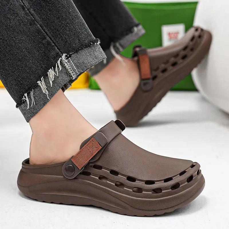Outdoor With Platform Height Soft Male Shoe Expensives Summer Sale Stylish Original Comfortable Casual Luxury 2024 Men's Sandal