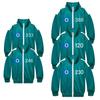 Kids Boys Girls Movie Game Print Long Sleeves Zipper Jacket Coat Outfit Halloween Cosplay Costume