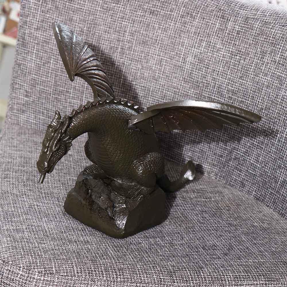 Realistic Garden Fountain Dragon Statue Dragon Pattern Water Spray Dragon Outdoor Decoration