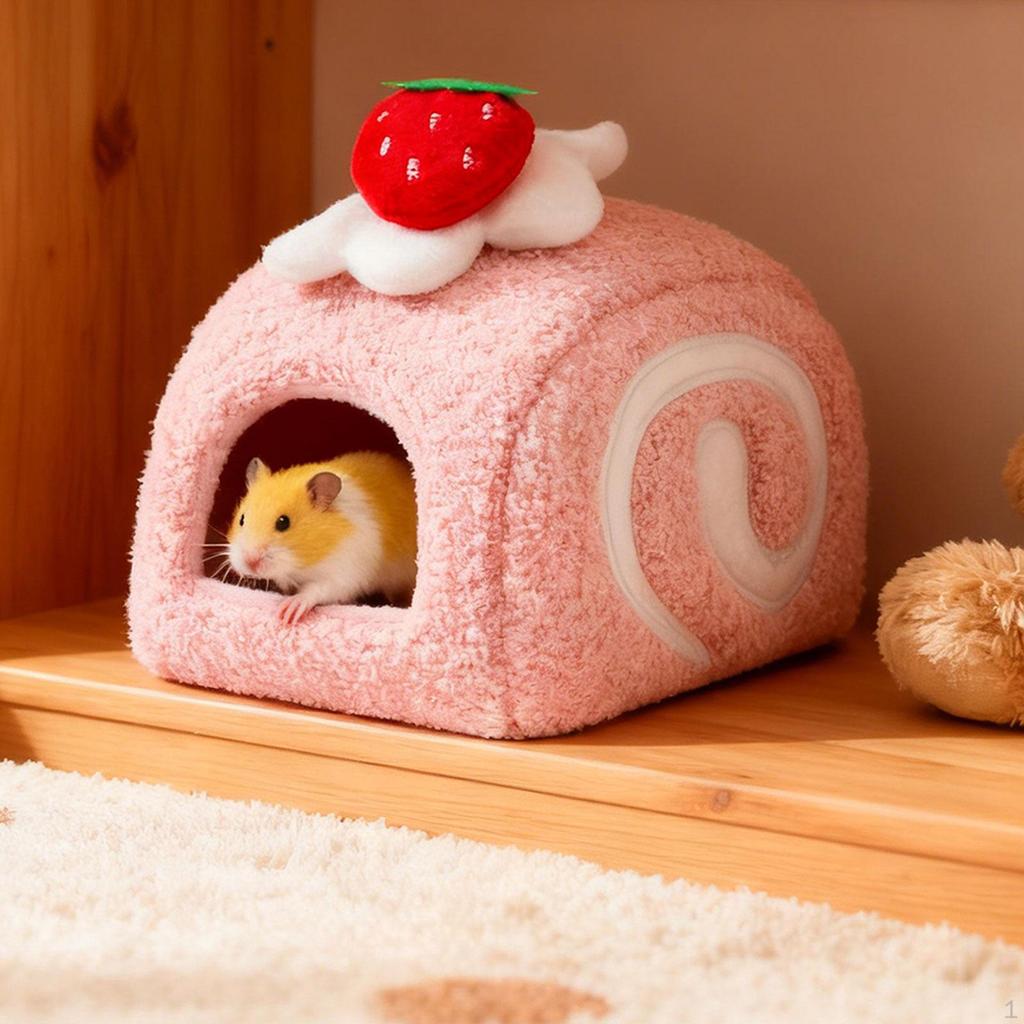 Hamsterbett Lebensraum Bequem Niedlich Süß Schlafnester Kleintiere Bettwäsche Haus für