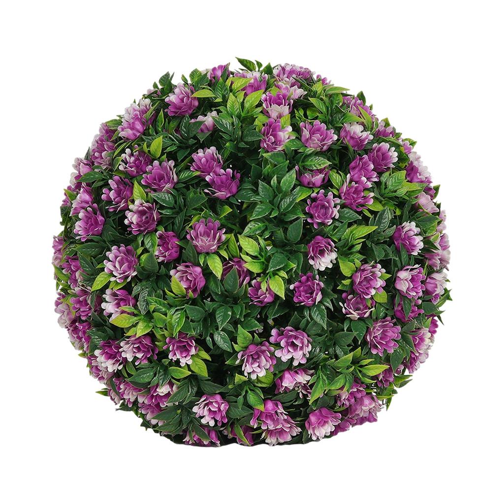 Simulerad Växt Blomma Hängande Topiary-boll, 7,8 tum Realistisk Form PE-material för Tak, Träd, Heminredning