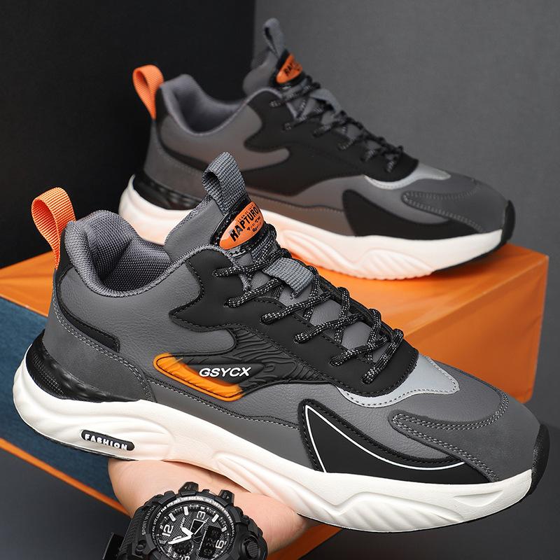 

Модные дизайнерские кроссовки на платформе для мужчин, модные повседневные кроссовки с мягкой подошвой для бега, весна-осень, спортивные кроссовки Zapatillas Hombre 39