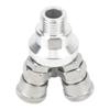 3 Way Quick Coupler Universal Type Male Thread Swivel Air Compressor Fittings G1 2
