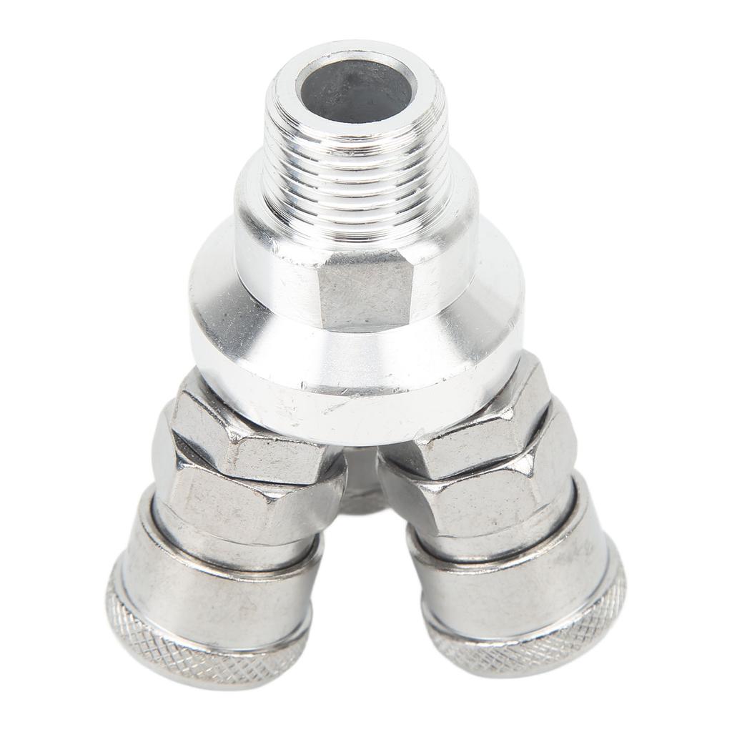 3 Way Quick Coupler Universal Type Male Thread Swivel Air Compressor Fittings G1 2