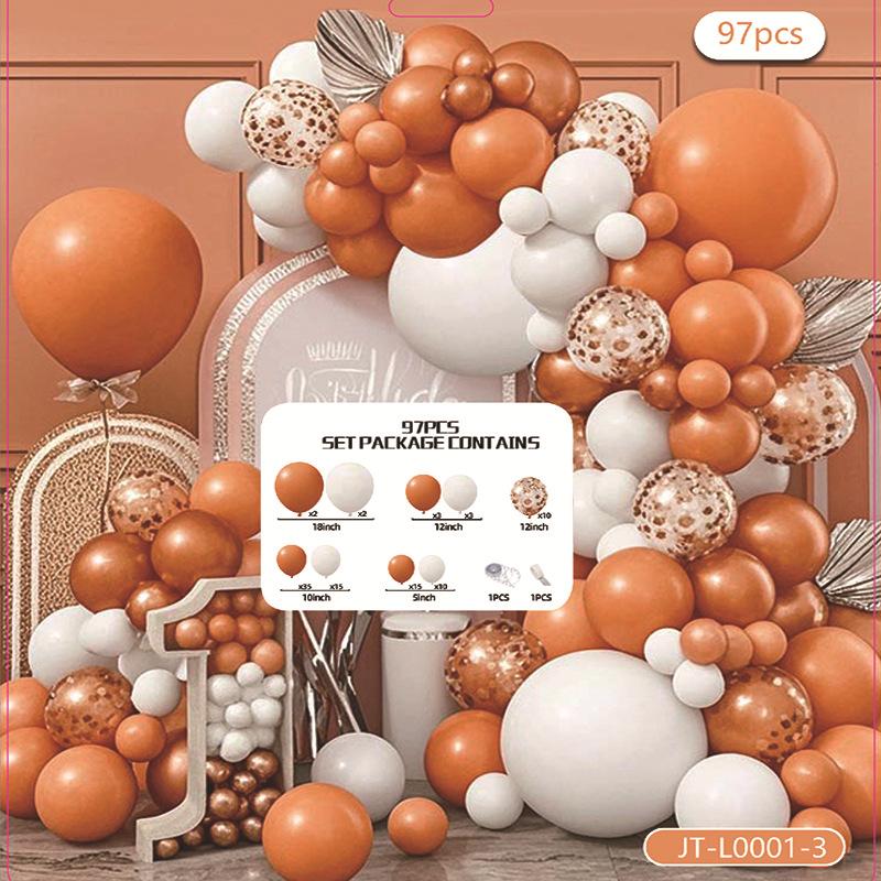 Opening Arch Balloon Chain Birthday Balloon Arrangement Decoration Party Package Set Premium Scene Supplies