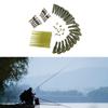 50pcs Anti Entanglement Sleeves Fishing Tackle Leads Clip Fast Change Swivels Tail Rubber Fishing Accessory for Rigs