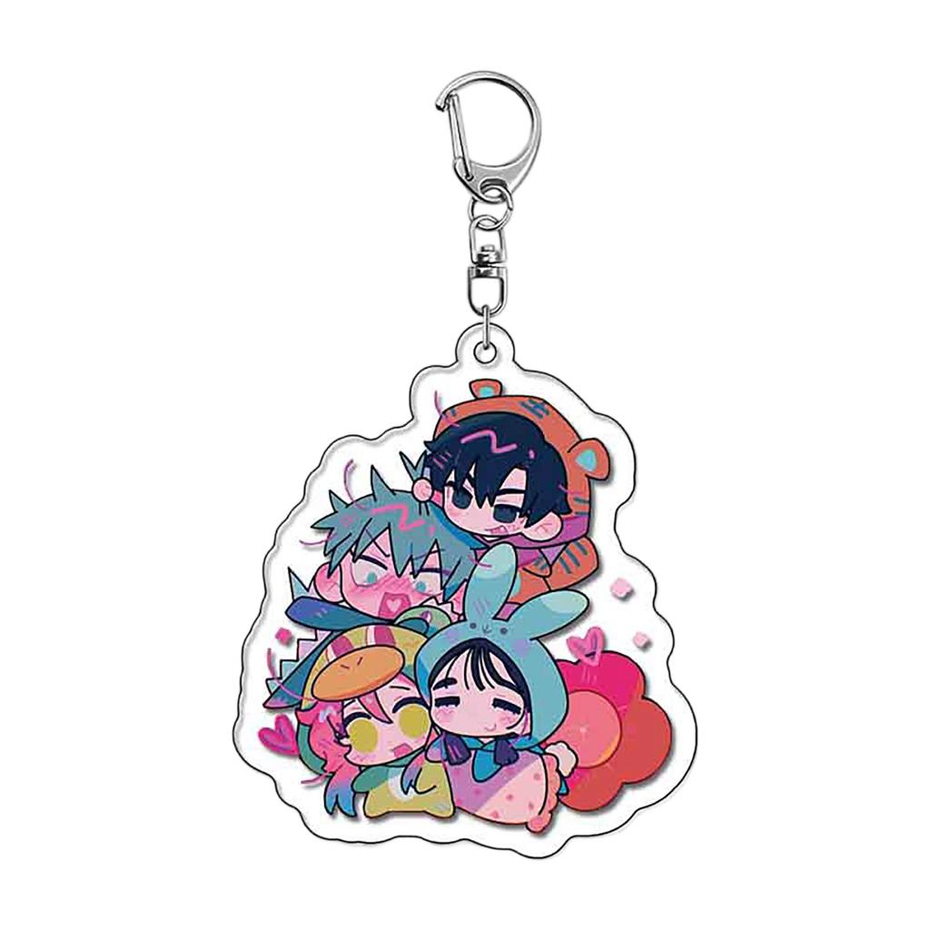 Anime-Zubehör Acryl-Schlüsselanhänger Anhänger, Niedlicher Schüler Anime Rucksack Anhänger