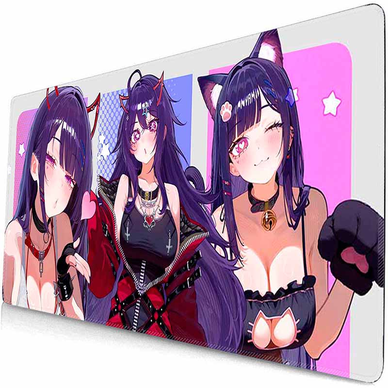 Gaming Mousepads Waifu Cups Season 6 S6 Large Mouse Mat Large Desk Play Pads Non-Slip Rubber Numi Mouse Pad Keyboard Mats XXL