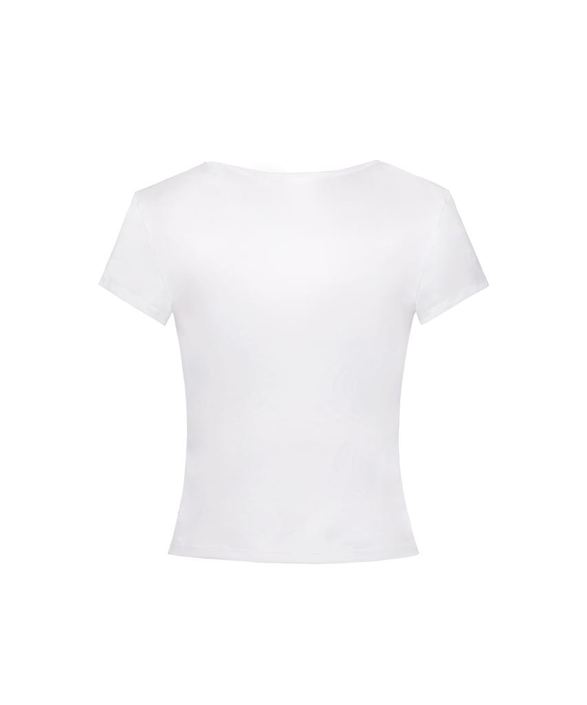 ROCKCAKE Pinched Top - White