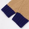 Prada [Domestic Regular] P25G51 S191 Cashmere Logo Design Knit Tops 40 Beige / blueUsed