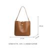 Bag women's 2025 summer new large-capacity mother and child bag niche design leather women's bag shoulder portable bucket bag