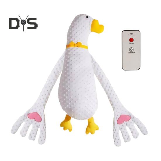 Baby-Patter-Kissen mit Fernbedienung und Heizfunktion, Gänseform, Einschlafhilfe für Babys, lindert Emotionen und Ängste, Arm-Wrapped-Unterstützung, beruhigend für Babys