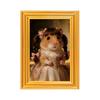 Animal Photo Frame Refrigerator Magnet 3D Wooden Vintage Frame Decorative Fridge Magnet Home Office Whiteboard Locker Decor