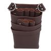 Leather Bag Case with Adjustable Belt Belt for Storing Hairdressing Tools Scissors Clips Holster