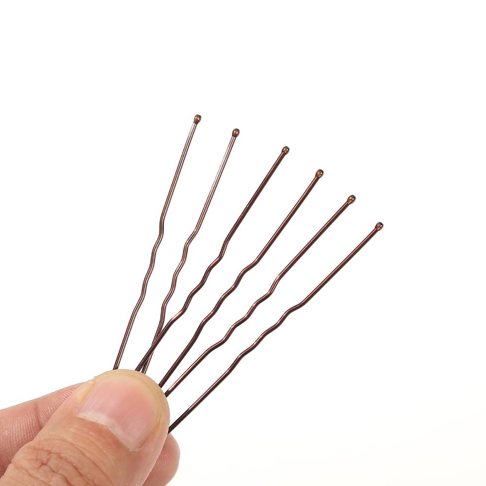 50Pcs New Solid Color Alloy Hair Sticks Hairpins Vintage Hair Clips Barrettes Bun Holder For Women Styling Tools