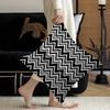 Geometric Zig Zag Wave Cushion Cover Polyester Sofa Cushions Decorative Throw Pillows Home Decoration Pillowcover