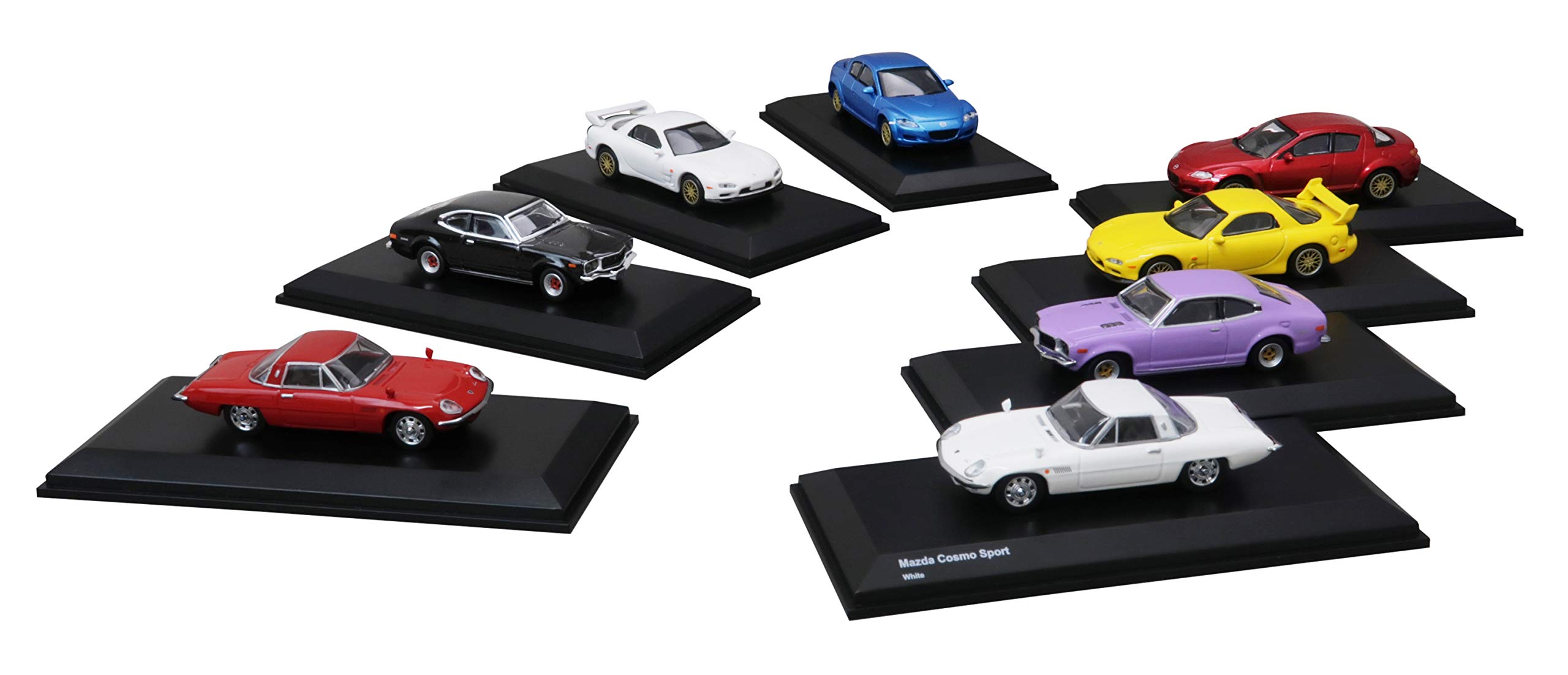 

Kyosho Original Mazda Famous Car Set Finished Product Limited Edition 1/64 8+1