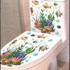 Creative Cartoon Marine Life Self-Adhesive Bathroom Wall Sticker