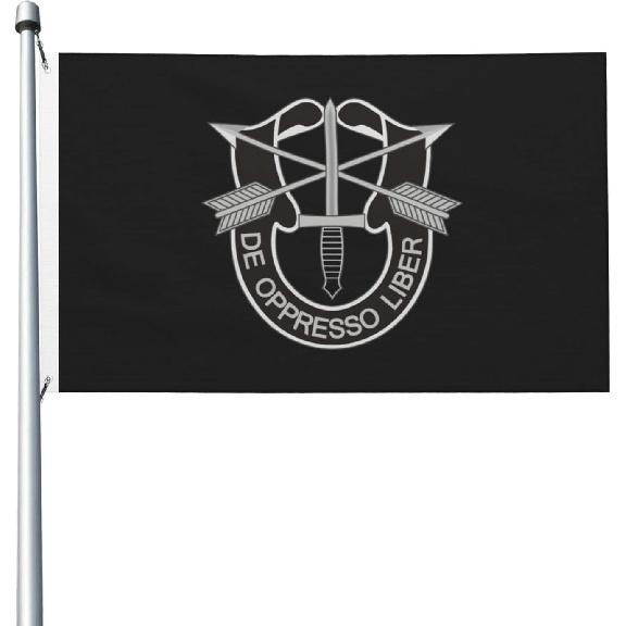 Badge Of Special Forces 3x5ft Double-Sided Printed Flag Outdoor Decorative Flag 3by5 Non-Fading