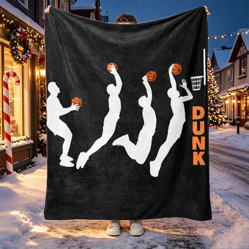 SLAM DUNK Pattern Blanket for Home Decoration, Bed, Sofa, Car Travel, Camping, Suitable for All Seasons, Birthday Christmas Gift