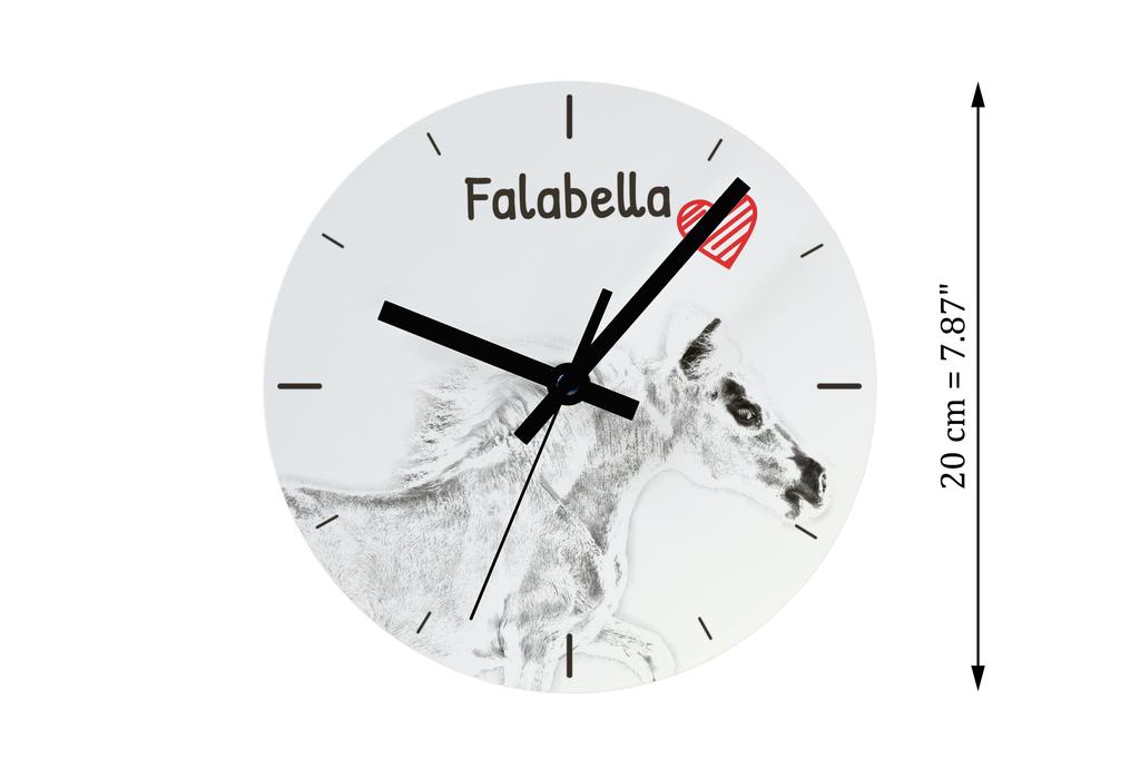 Falabella – Wall clock with a horse, shelf clock with a print | Art-Dog