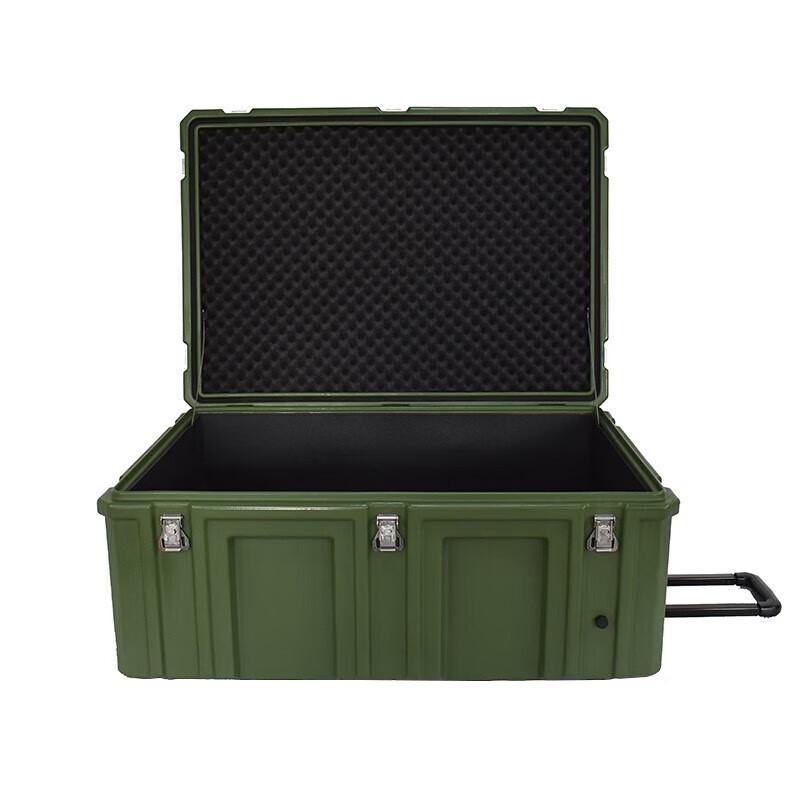 Military Green Rotomolded Equipment Transport Case