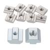 JINGGONG European Standard T-Slot Slider Nut Set