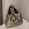 Fashionable Large-capacity Handbag for Women In Autumn and Winter New Down Cloth Bag Trendy Simple Women's Bag
