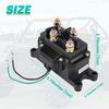 KanSmart Winch Solenoid Relay Contactor 12V 250A Winch Relay Thumb Truck for ATV UTV Boat 4x4 Vehicles 3000-5000lbs Winch with 6 Protecting Caps -