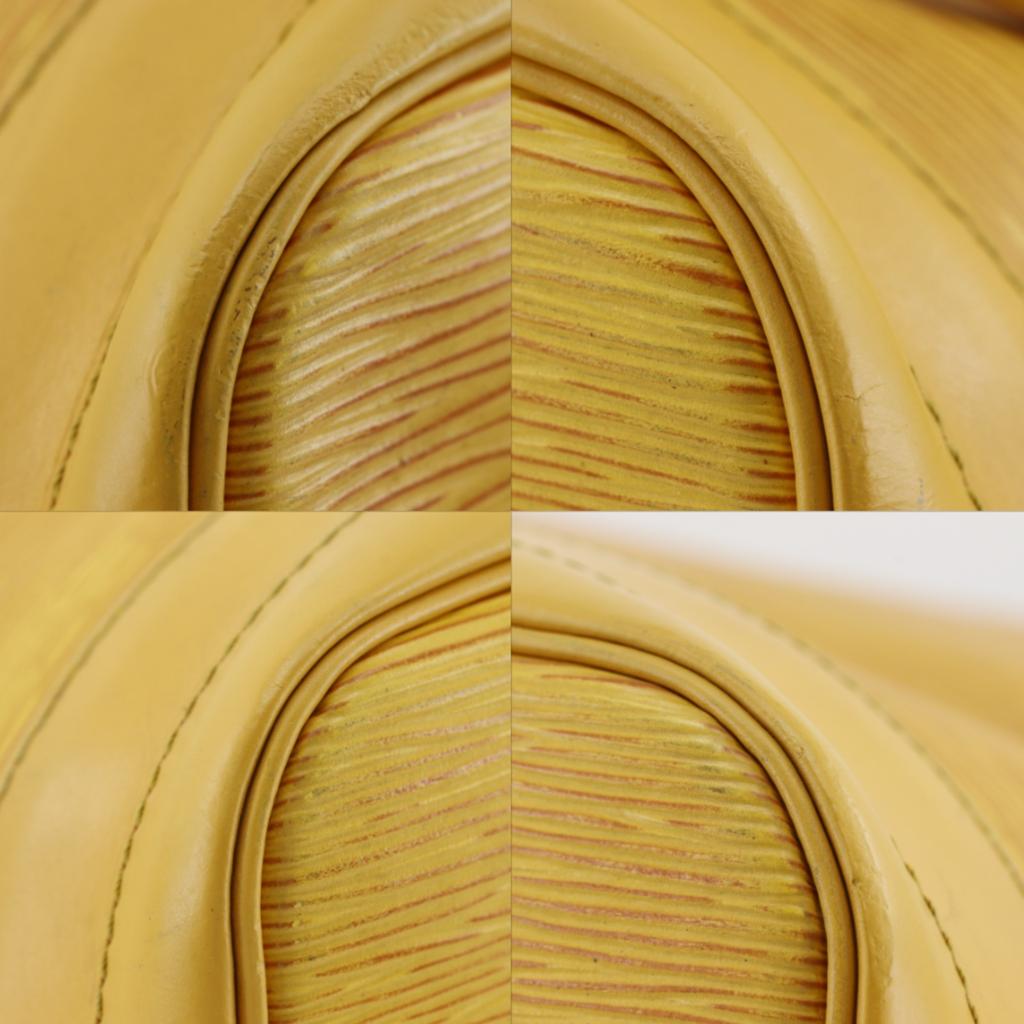 Louis Vuitton Noe Shoulder Bag M44009 Tassiri Yellow Epi Leather Women Used