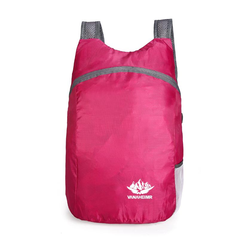 Borsa pieghevole per esterni neutra Borsa da viaggio portatile ultraleggera Zaino impermeabile Borsa per pelle sportiva per fitness