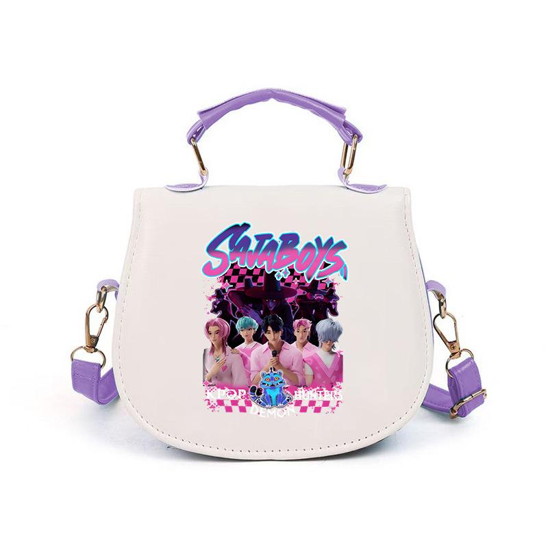 Kpop Animation Cartoon Printing Korean Version Of The Trend Handbag Multi-Function Portable Shoulder Messenger Bag
