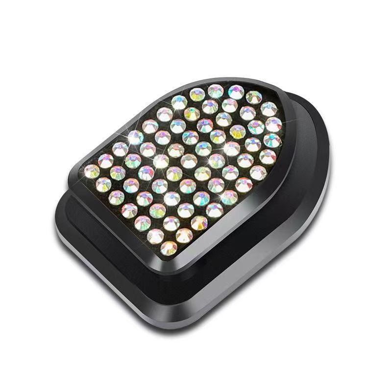 Rhinestone Crystal Hooks Portable Car Hanging Bag Holder Home Ornaments Decor Creative Mini Bling Hook Auto Interior Accessories
