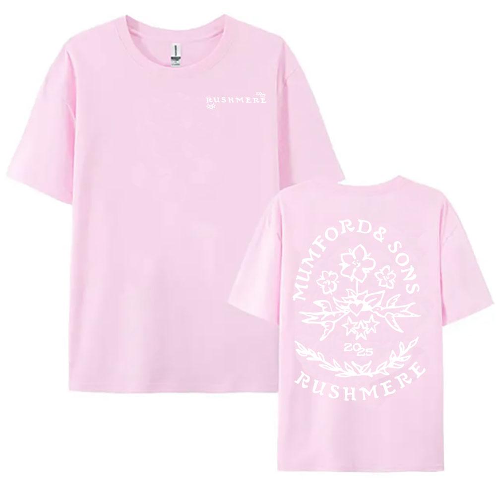 RUSHMERE Album 2025 Tricou Grafic Trupa Folk Rock Mumford & Sons Imprimeu Tricouri Bumbac Bărbați Femei Tricouri de Vară Tricouri Hip Hop