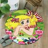 1pc Candy Candy2 Print Round Carpet Chair Round Carpet Suitable for Bedroom Living Room Home Decorative Carpet