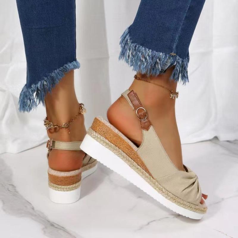 Fashion Women Wedges Sandals 2024 New Summer Fashion Women High Quality Platform Sandals Casual Outdoor Women Sandals Designer Shoes