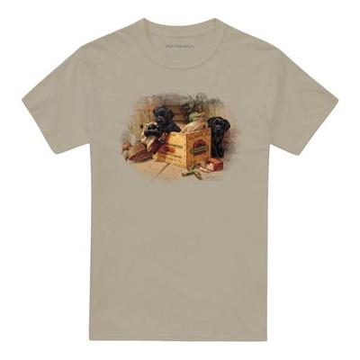 Wildlife Unisex Erwachsenen Box Jungen Schwarze Labradore T-Shirt