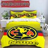 3pcs Duvet Cover Set (1*Duvet Cover + 2*Pillowcase, Without Core), Custom Name Club America Pattern Bedding Set, Home Bedroom Decor Gift