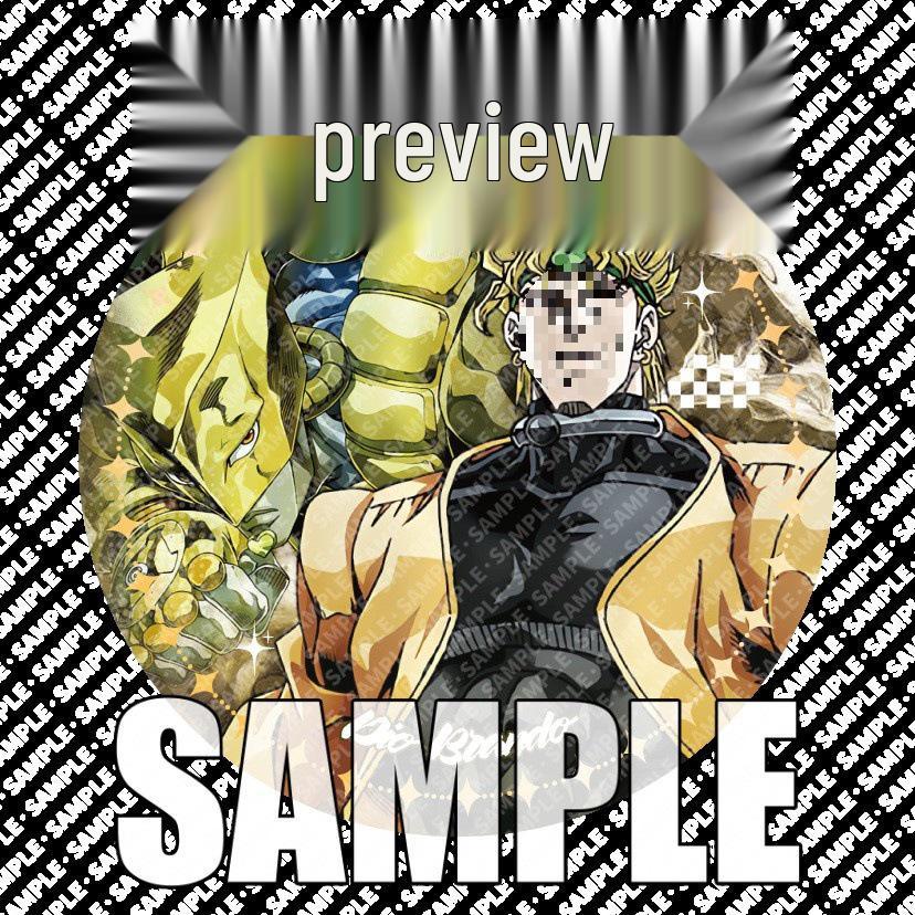Jotaro, Kakyoin, and Polnareff Doujin Badges Collection