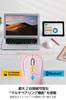 ELECOM OSMOD Seven 7 Wireless to 2 7 Tilt Mouse, Quiet, Bluetooth, 2.4GHz, Multi-Pairing (up Devices), Buttons, Wheel, Large, Pink, M-MY40MBSPN-G