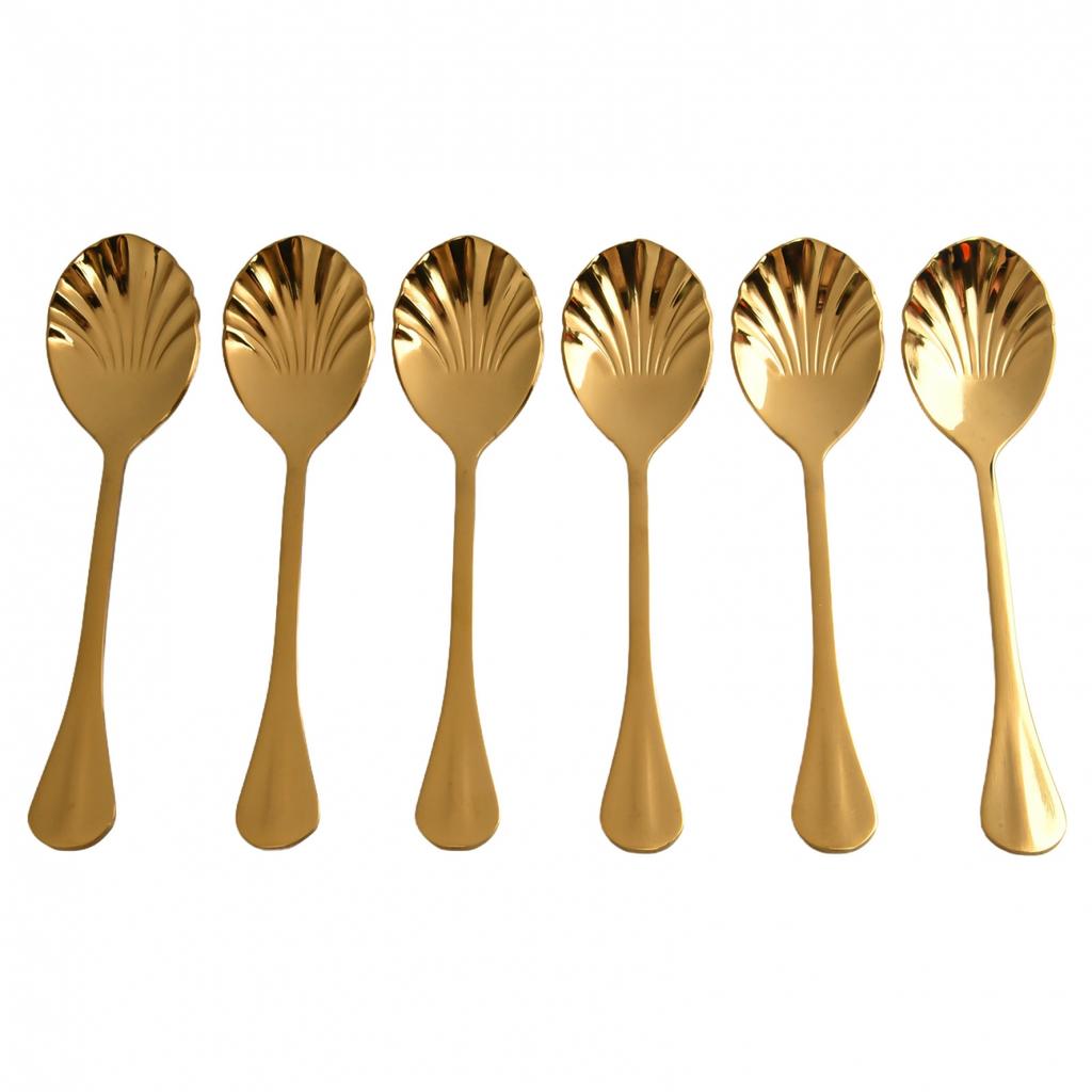 Stainless Steel Long Handle Spoon for Serving Desserts at Restaurants