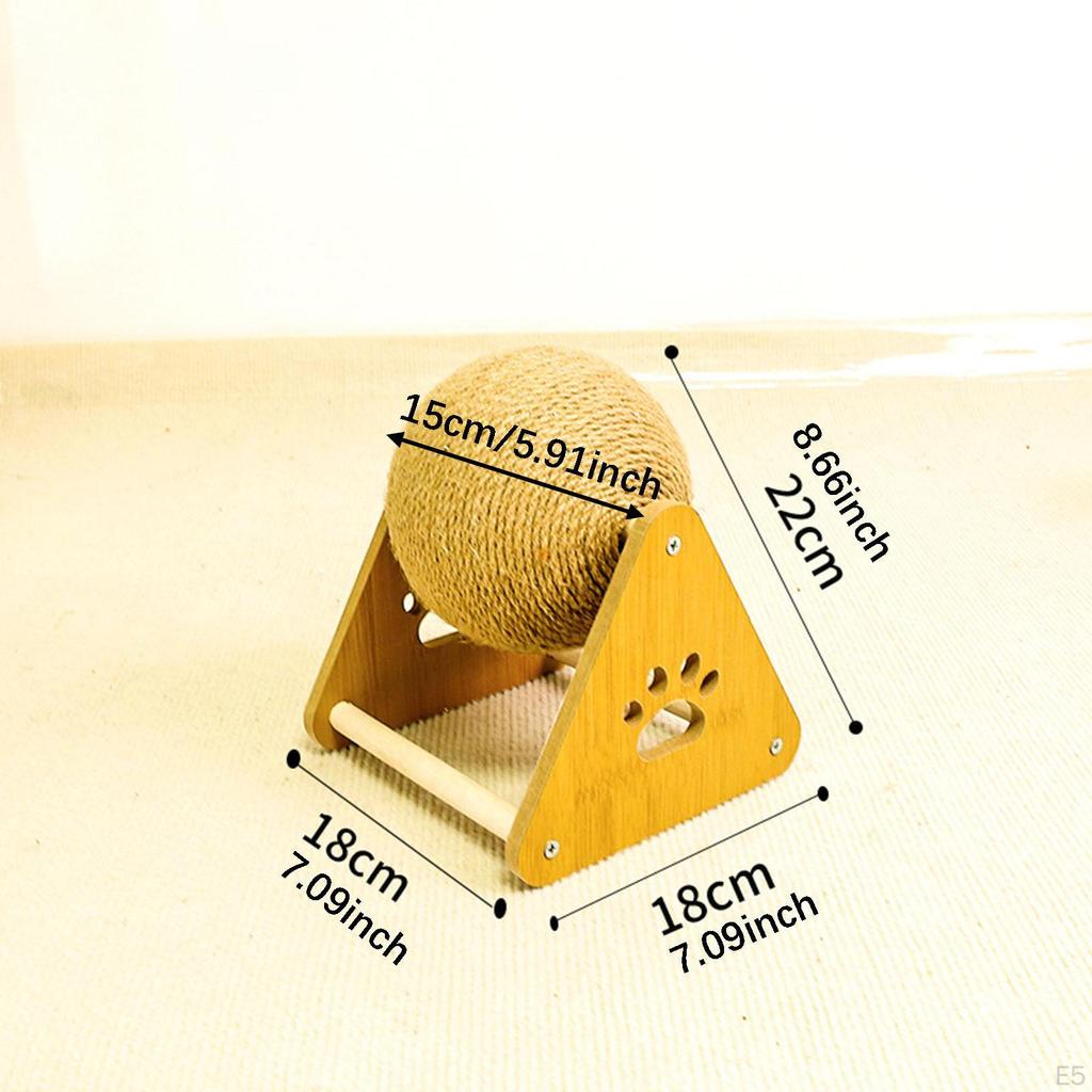 Cat Scratcher Toy Exercise Rotatable Protect Sofa Floor Wear Resistant Pet Supplies