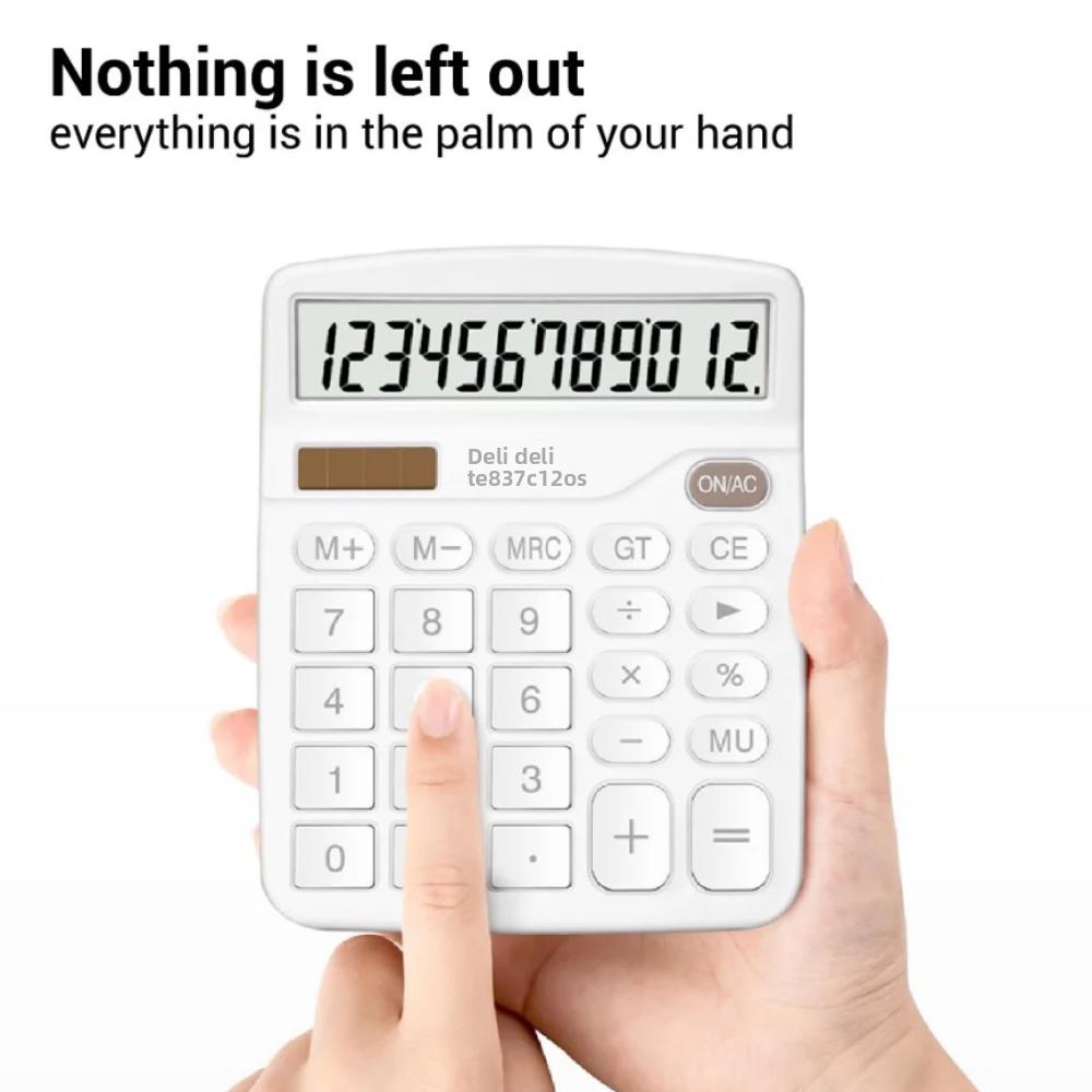 Accounting Tools Electronic Calculator Dual Power Supply Solar Calculator  Learning Tools