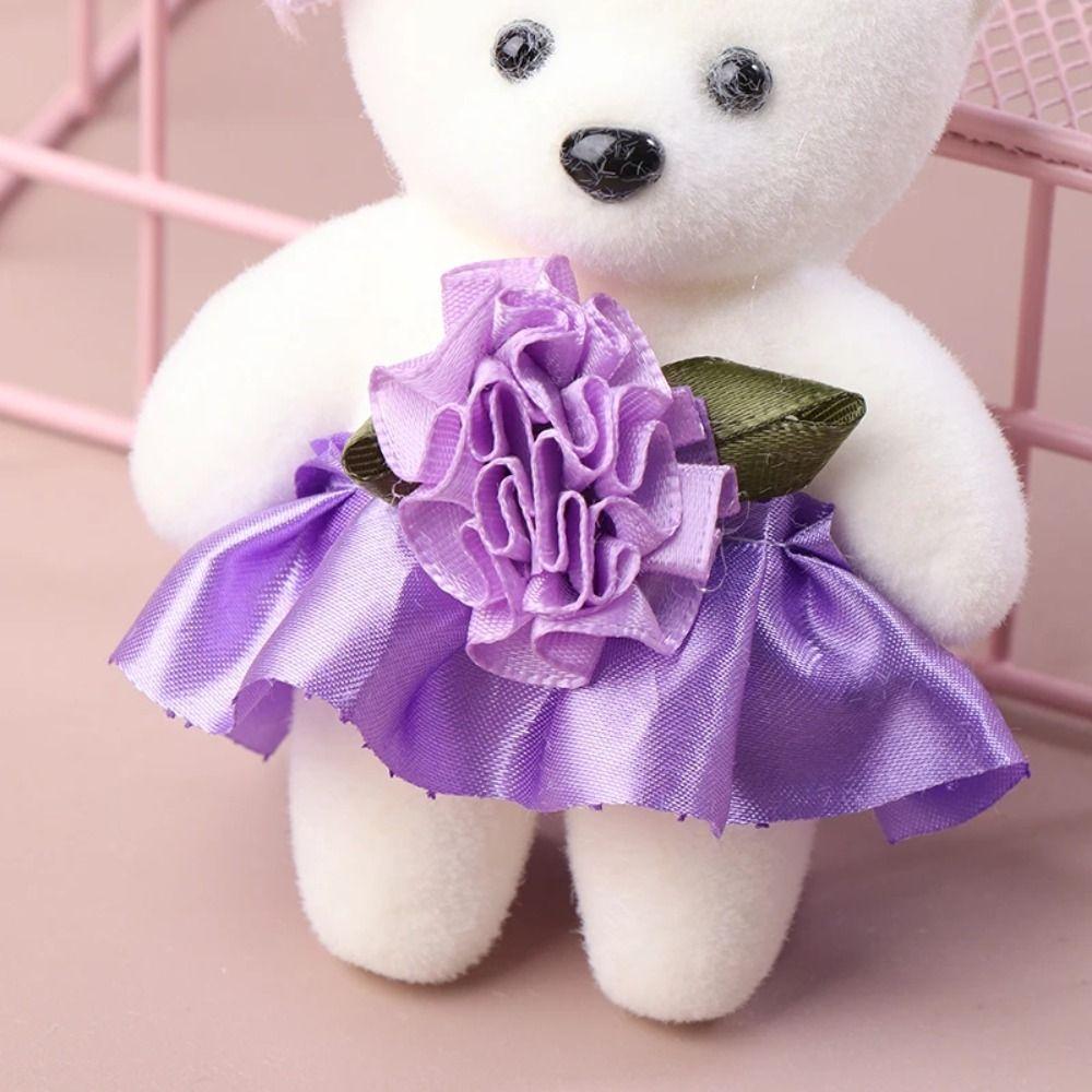 10pcs/set Foam Bear Bear Plush Foam Toys Plush Doll Cartoon Bouquet Doll  Girl Birthday Gift